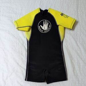 Body Glove Kids Rashguard - Black and Yellow